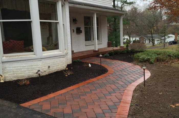Walkway and Landscape Install